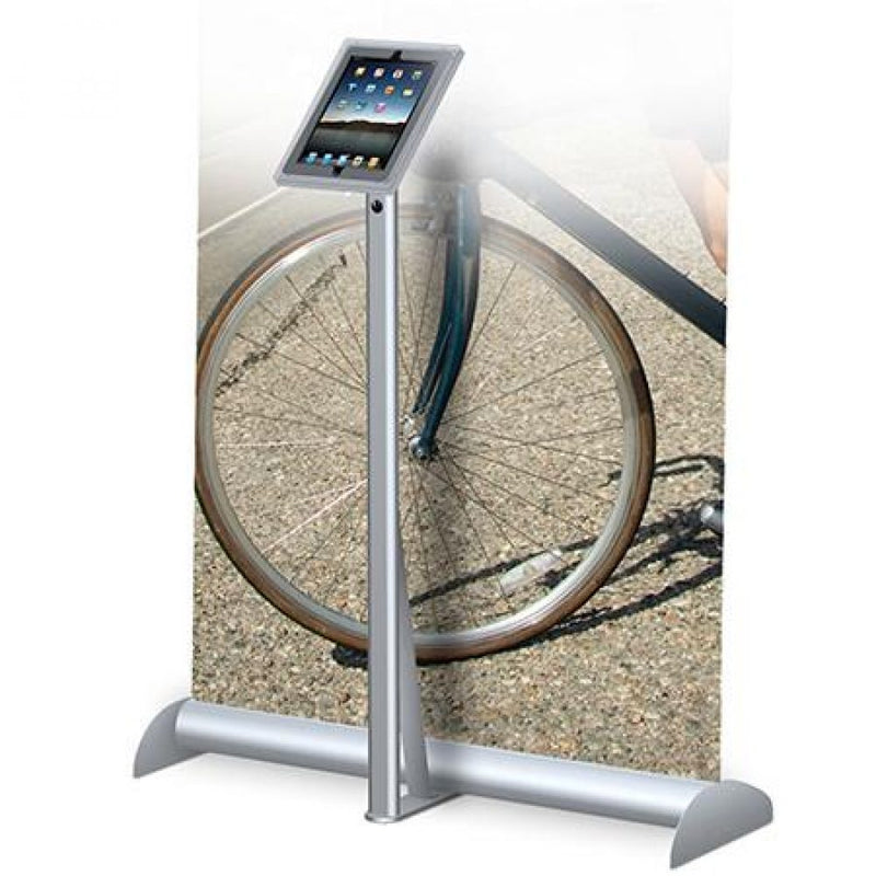 24 x 96 Retractable Stand Hybrid Pro Mercury w/ iPad Stand