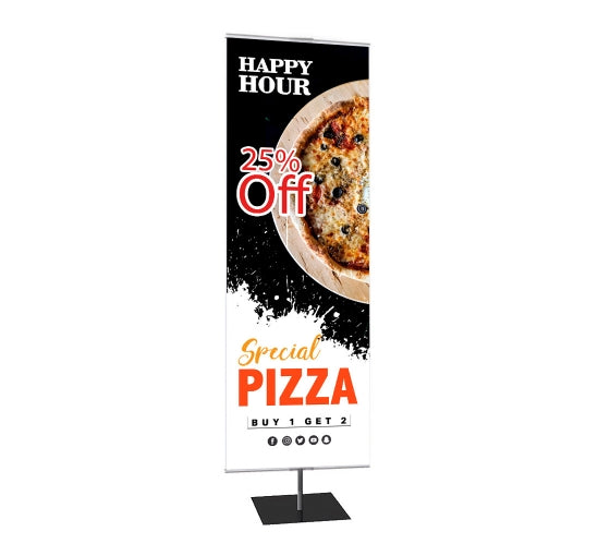 Small Table Top Banner Stand