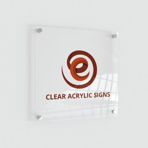 Acrylic Clear SIgn - ToriStar Media