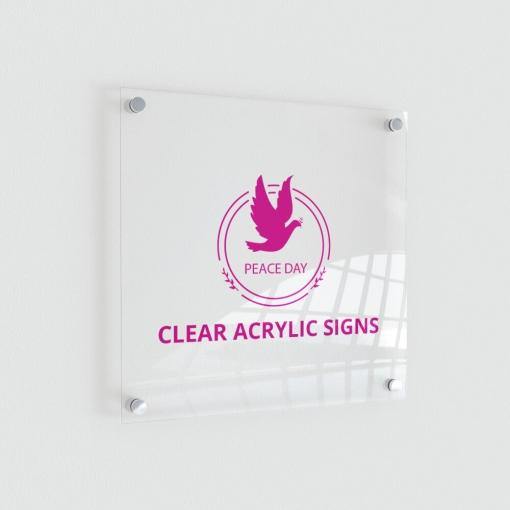 Acrylic Clear SIgn - ToriStar Media