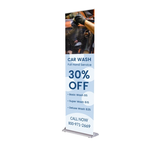 Silverstep 24" Retractable Banner Stand